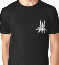 YoRHa - White Insignia - Corner print Graphic T-Shirt
