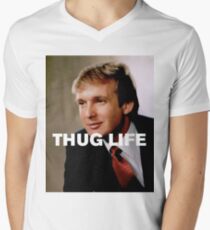 Throwback - Donald Trump Men's V-Neck T-Shirt