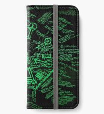 Dharma Stations Blast Door Map (Lost TV show) iPhone Wallet/Case/Skin