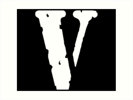 black and white vlone logo