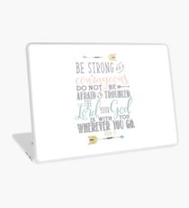 Josua 1: 9 Bibelvers Laptop Folie
