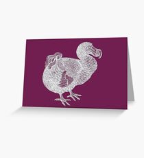 Dodo (Purple) Greeting Card