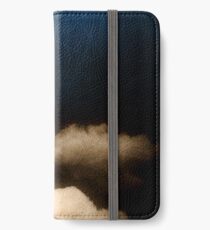 Clouds in a scratched darkness iPhone Wallet/Case/Skin