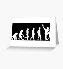 Skateboarding Evolution Greeting Card