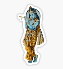 Krishna with Flute Sticker