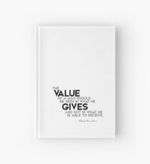Cuaderno de tapa dura el valor da - einstein