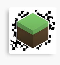 Grass Block Canvas Print