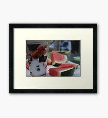 Dessert Framed Print