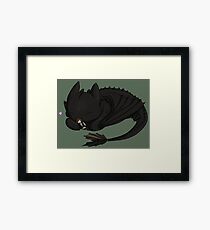 Toothless Framed Print