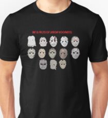 The 13 Faces of Jason Voorhees Unisex T-Shirt