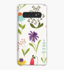 Frisches Blumen Hülle & Klebefolie für Samsung Galaxy
