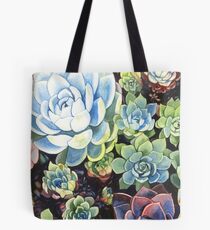 Succulent Field (watercolor) Tote Bag