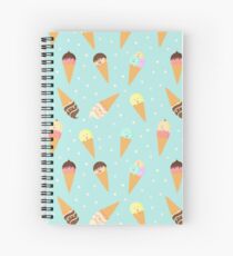 Ice cream Spiral Notebook