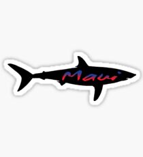 Maui Hawaii Shark Sticker