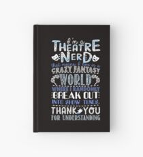 Theatre Nerd Hardcover Journal