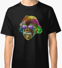 Albert Einstein Neon Rave Design Classic T-Shirt
