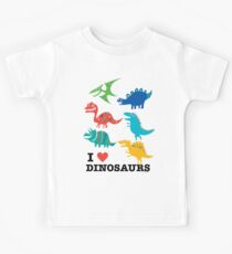 Ich liebe Dinosaurier Kinder T-Shirt