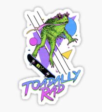 Toadally Rad Sticker