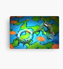 CG glass zoo01 Canvas Print