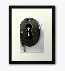 The Keyhole Framed Print