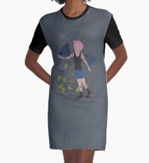 Primavera Graphic T-Shirt Dress