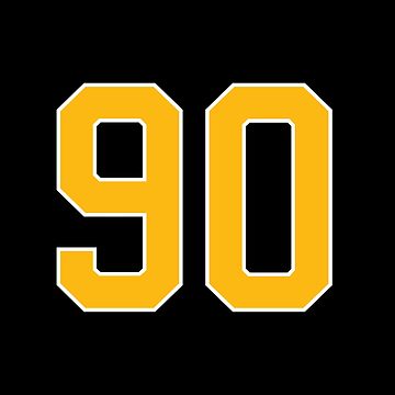 Yellow Number 49 lucky sports jersey forty nine Sticker for Sale by  HeavyStyle