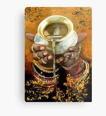 Precious Drop Metal Print