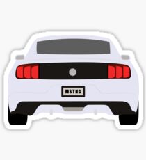Muscle Car Mustang - White Sticker