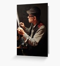 The Artist Greeting Card