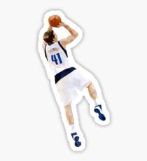 Dirk Nowitzki Fadeaway Sticker