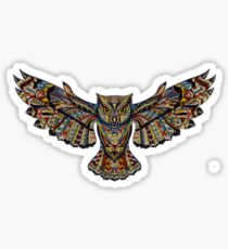 Trippy owl Sticker
