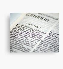 Genesis Canvas Print