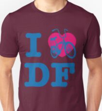 I Love Cycling DF 2 Blue Pink / Yo Amo andar en Bicicleta en el DF / Chilango Pride / Orgullo Chilango Unisex T-Shirt