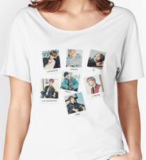 Camiseta ancha para mujer BTS Nunca caminas solo