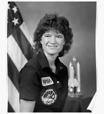 Astronaut Sally Ride Poster