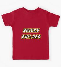 Master builder of bricks Kids Tee