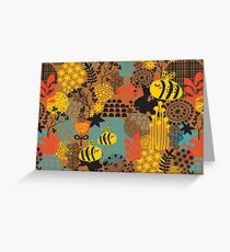 The bee Greeting Card