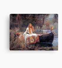 John William Waterhouse The Lady of Shalott Canvas Print
