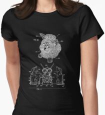 Furby Patent Assembly Print Women's Fitted T-Shirt