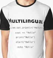 Camiseta gráfica Codificador multilingüe - Regalos para informática