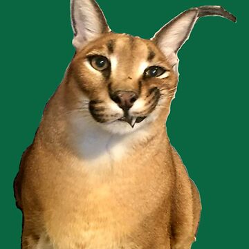 Big Floppa Meme Cat Caracal T-Shirt, Cool Funny Cats Caracal