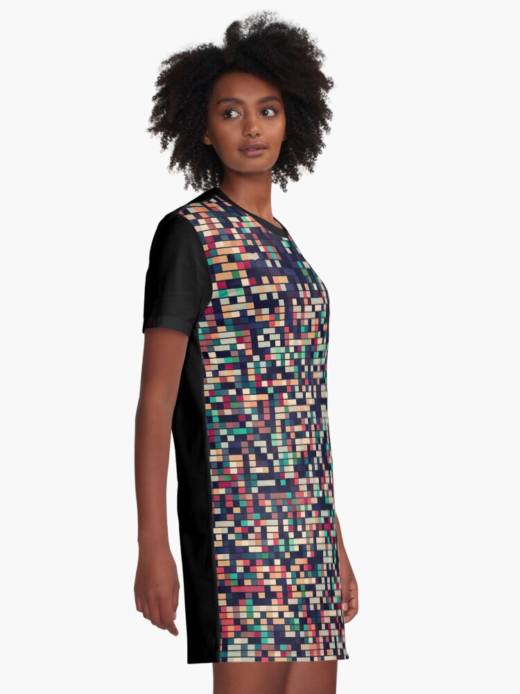 Alternate view of Pixel Mania III Graphic T-Shirt Dress