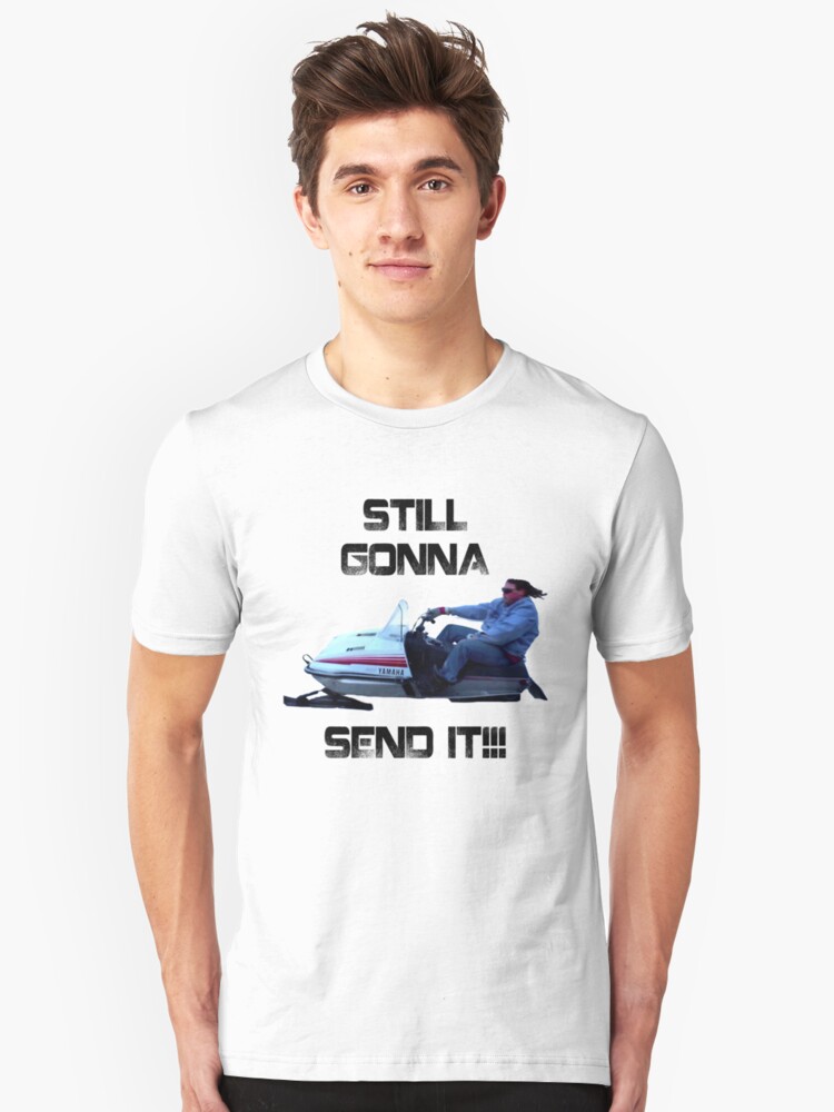 Still Gonna Send It Larry Funny Design Printed T-Shirt Men/'s Cotton Tee Shirts
