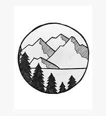 Mountain Views Photographic Print