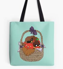 Geh! Robins! - Ein Korb Robins Tote Bag