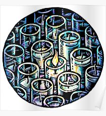 Votive Candles Poster