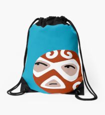 Luchador Drawstring Bag