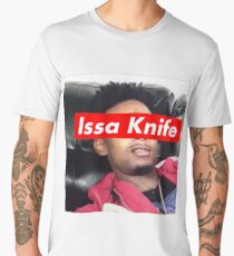 issa knife - 21 savage Men's Premium T-Shirt