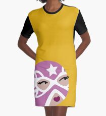 Luchadora Graphic T-Shirt Dress
