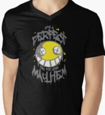 Perfect Day for Mayhem (Alternate) Men's V-Neck T-Shirt